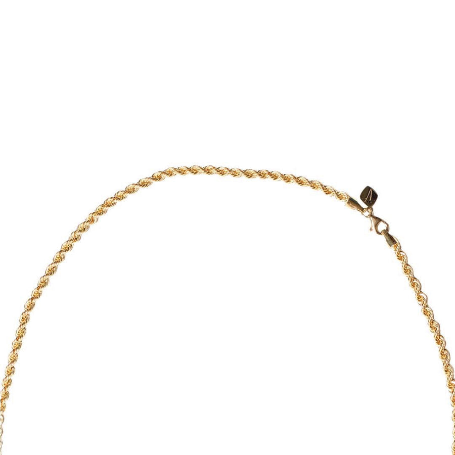 Vrokhi 3.0mm Rope Chain in 18K Gold - 20"