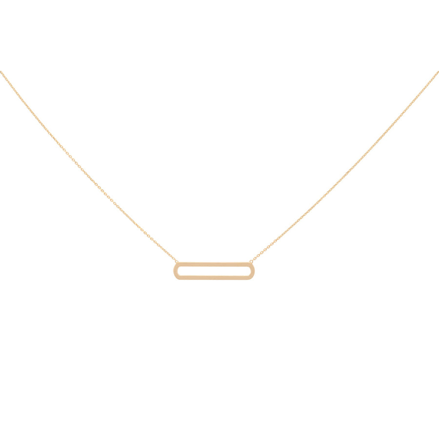 Looping Bar Choker Necklace