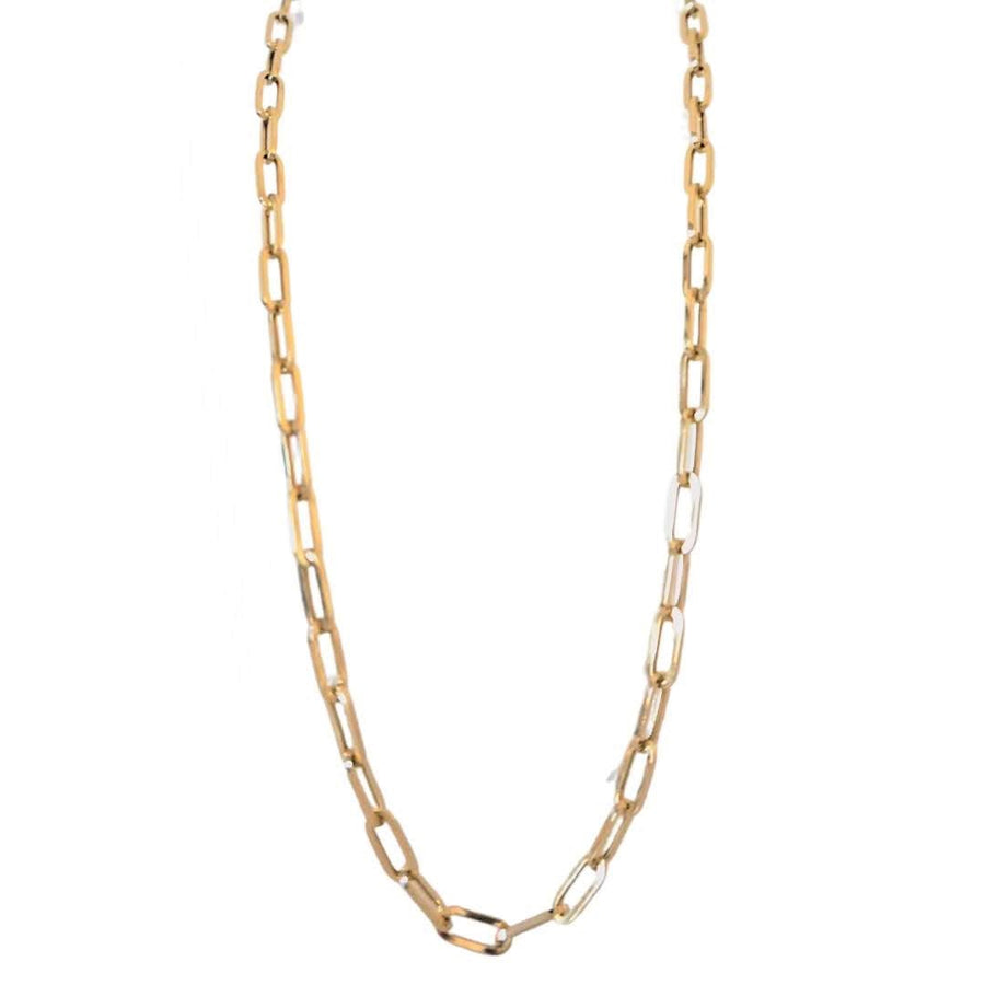 Vrokhi 4.0mm Paperlink Chain in 18K Gold - 20"